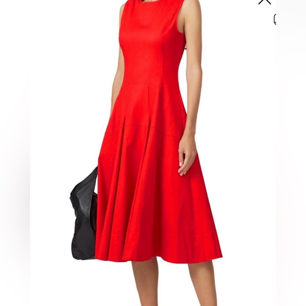 Derek Lam Vibrant Red Midi Dress
